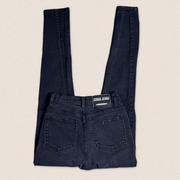 Other Denim - Vintage Conga! Conga! Conga! Black Skinny Jeans | Size 24” |